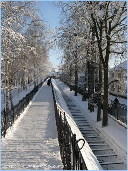 Дивеево: Святая Канавка зимой: http://diveevo52.ru/